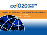 made several recommendations for the future B20 strategy