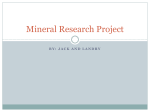 Mineral Research Project - Mixon2016