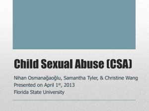 Questions and answers about child sexual abuse