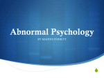 Abnormal Psychology