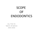 SCOPE OF ENDODONTICS