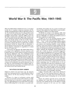 World War II: The Pacific War, 1941-1945