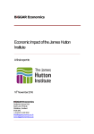 Economic Impact of the James Hutton Institute