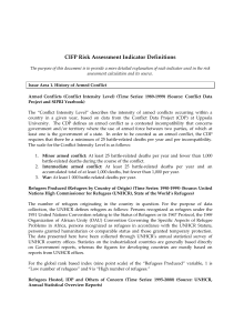 CIFP Risk Assessment Indicator Definitions