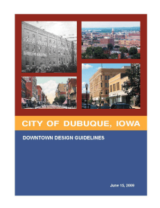 City of Dubuque - Downtown Design Guidelines
