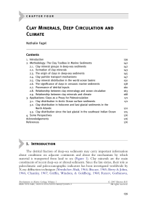 Clay Minerals, Deep Circulation and Climate