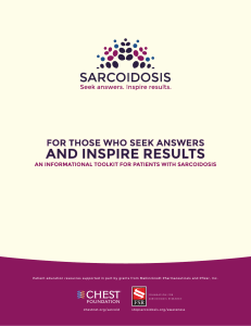 Awareness Toolkit for Patients - Foundation for Sarcoidosis Research