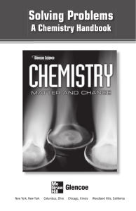 Solving Problems: A Chemistry Handbook