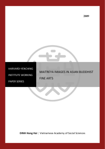 Maitreya Images in Asian Buddhist Fine Arts - Harvard