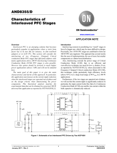 Characteristics of Interleaved PFC Stages