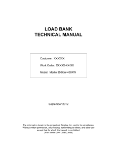 Merlin 350KW-400KW Large Portable Load Bank