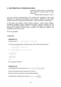 mathematical problem solving