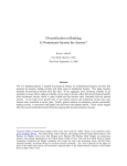 Diversification in Banking Is Noninterest Income the Answer?