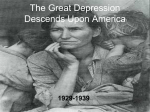 The Great Depression Descends Upon America - Parkway C-2