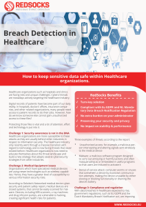 Breach Detection in Healthcare