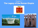 Chapter 1 The Legacy of the Roman Empire
