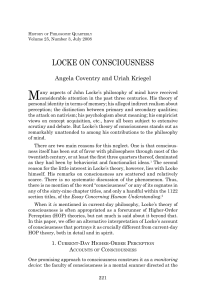 locke on consciousness