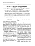 Use of QTL analysis in physiological research