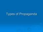 Types of Propaganda