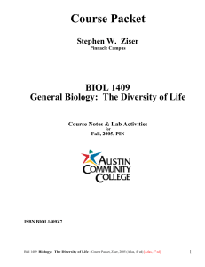 Course Packet - Austin Community College