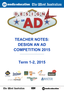 design an ad competition 2015