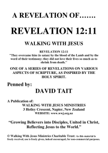 revelation 12:11 - Walking With Jesus Ministries