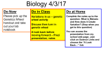 Biology 4/3/17 - Liberty Union High School District