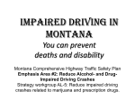 Impaired Driving in Montana - Montana Common Sense Coalition