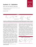 Synthesis of (−)-Epibatidine - David A. Evans