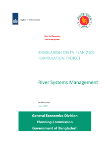 River System Management - Bangladesh Delta Plan 2100