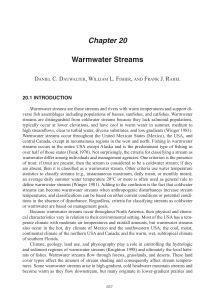 Warmwater Streams