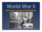 Outcome: Causes of World War II