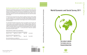 World Economic and Social Survey 2011: The Great Green