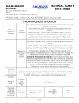 material safety data sheet hazardous identification