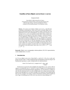 Families of fast elliptic curves from Q-curves