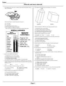 Minerals - Round 2 - Yonkers Public Schools