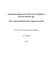 Settlement patterns from the Late Neolithic to the Late Bronze Age