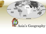 Asia`s Geography