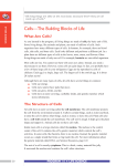 Cells—The Building Blocks of Life