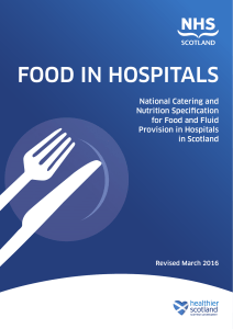 Food in Hospitals - Health Facilities Scotland