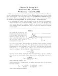 Physics 18 Spring 2011 Homework 10