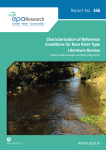 Characterisation of Reference Conditions for Rare River Type