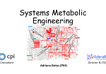 Systems Metabolic Engineering Systems Metabolic