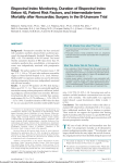 Bispectral Index Monitoring, Duration of Bispectral Index Below 45