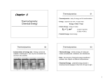 Chapter 8 Thermochemistry: Chemical Energy