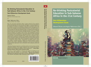 Re-thinking Postcolonial Education in Sub