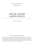 Spring 2007 Earth Science