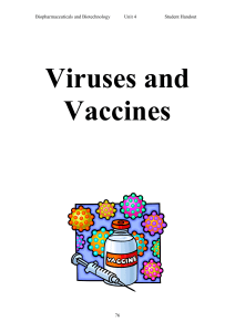 Viruses and vaccines