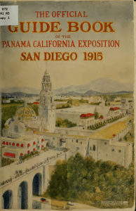 Official guide book of the Panama-California exposition, giving in