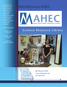 The Mid-Missouri Area Health Education Center Science Resource